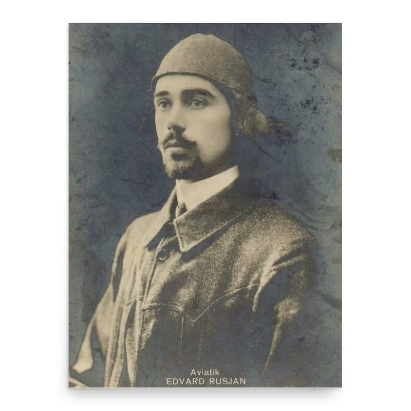 Edvard Rusjan poster print, in size 18x24 inches.