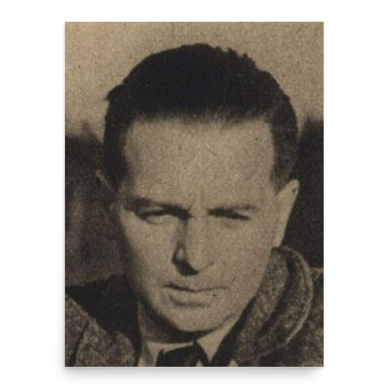 Edvard Valenta poster print, in size 18x24 inches.