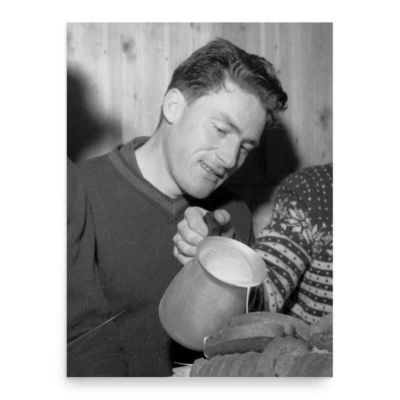 Edvin Landsem poster print, in size 18x24 inches.