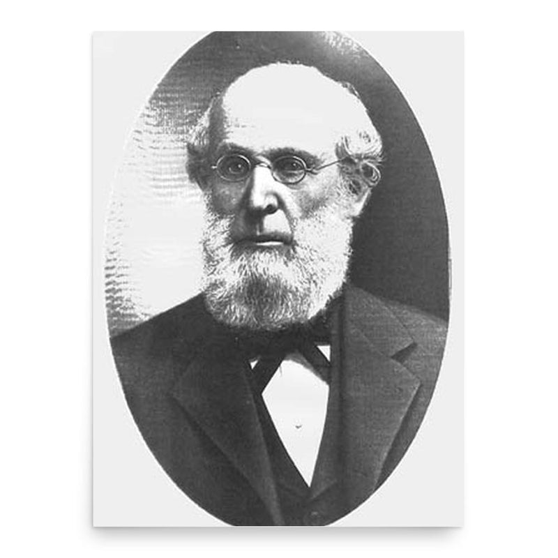 Edward Abend poster print, in size 18x24 inches.