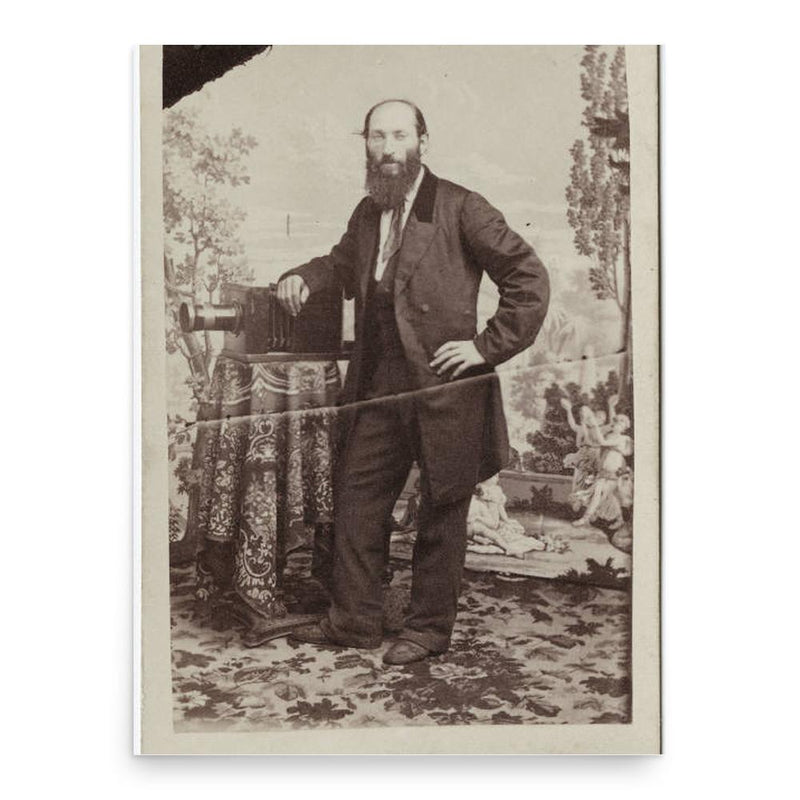 Edward Abraham Kusel poster print, in size 18x24 inches.