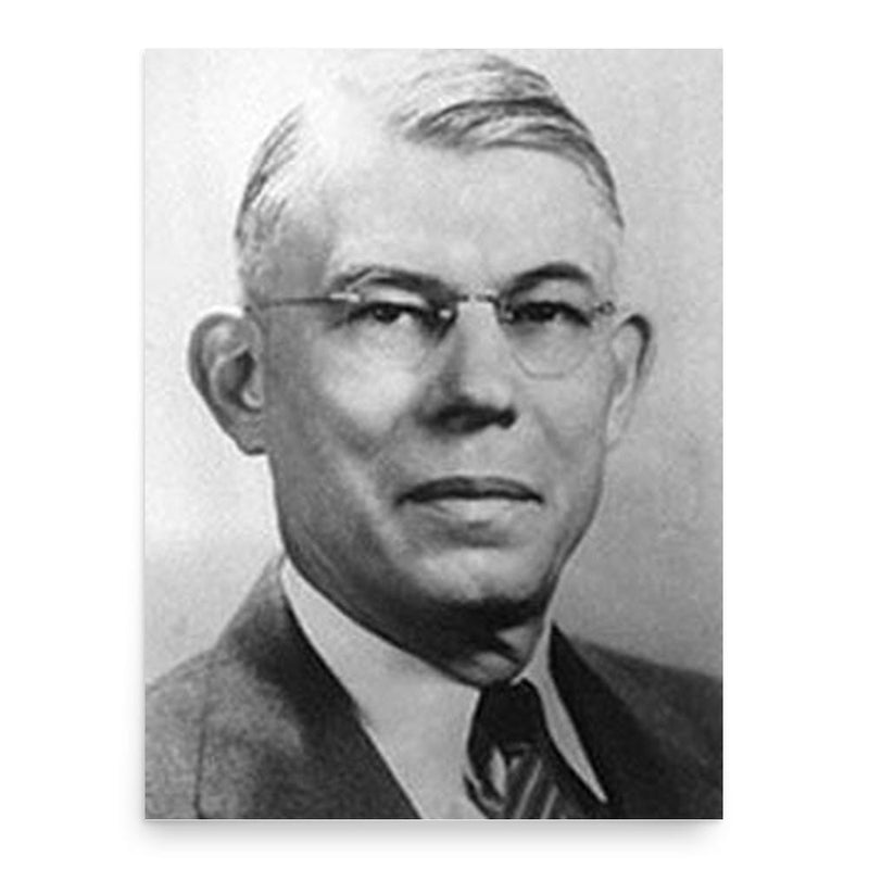 Edward Adelbert Doisy poster print, in size 18x24 inches.