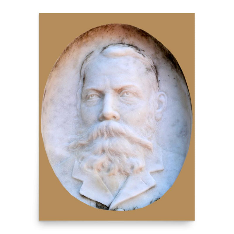 Edward Albert Koch poster print, in size 18x24 inches.