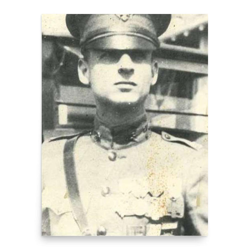 Edward Allworth poster print, in size 18x24 inches.