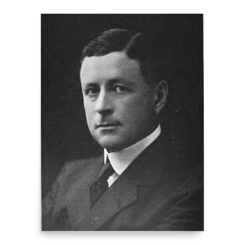 Edward Arunah Dunlop poster print, in size 18x24 inches.