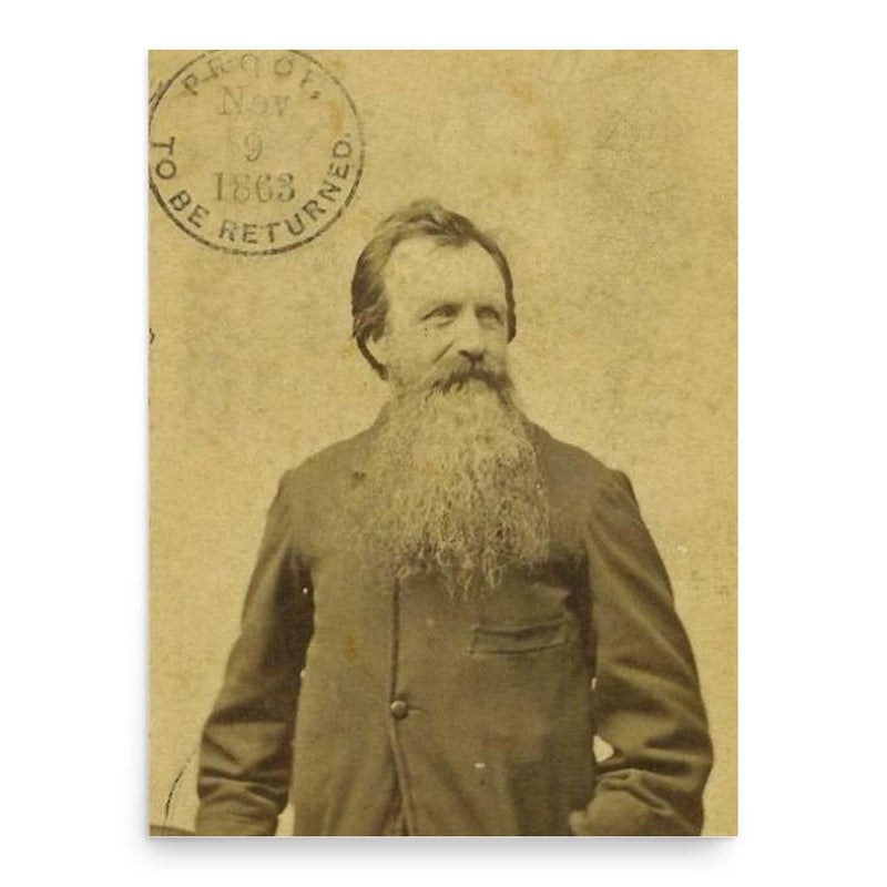 Edward Augustus Brackett poster print, in size 18x24 inches.