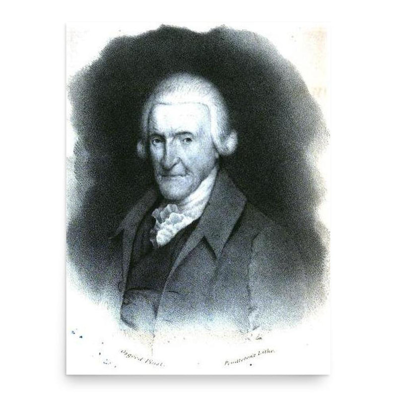 Edward Augustus Holyoke poster print, in size 18x24 inches.