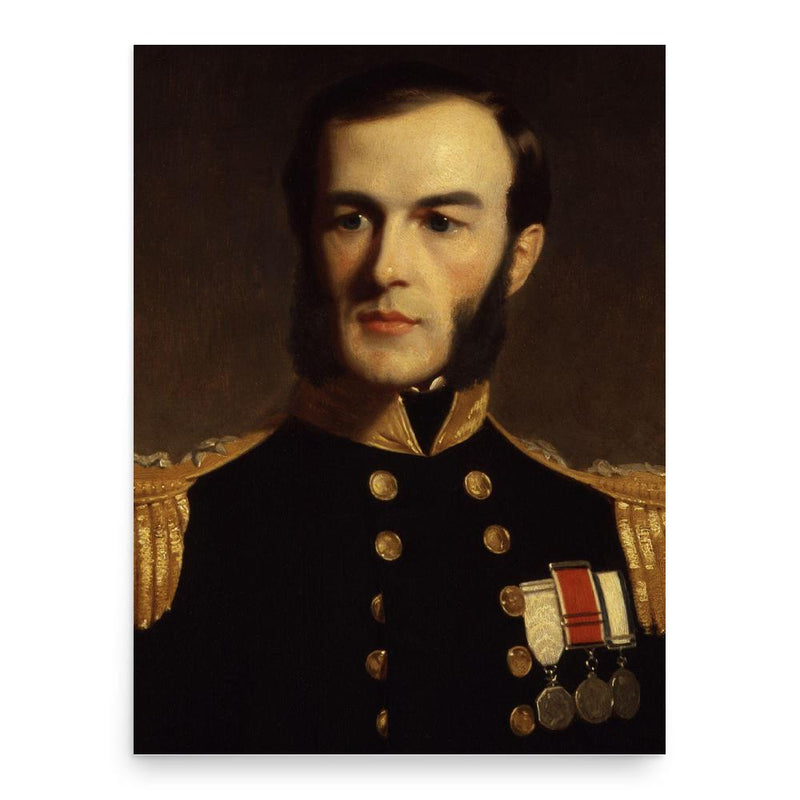 Edward Augustus Inglefield poster print, in size 18x24 inches.