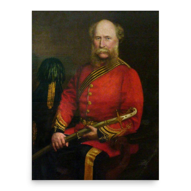 Edward Balfour poster print, in size 18x24 inches.