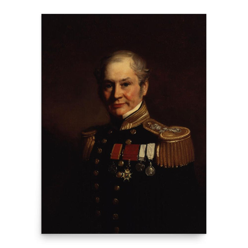 Edward Belcher poster print, in size 18x24 inches.