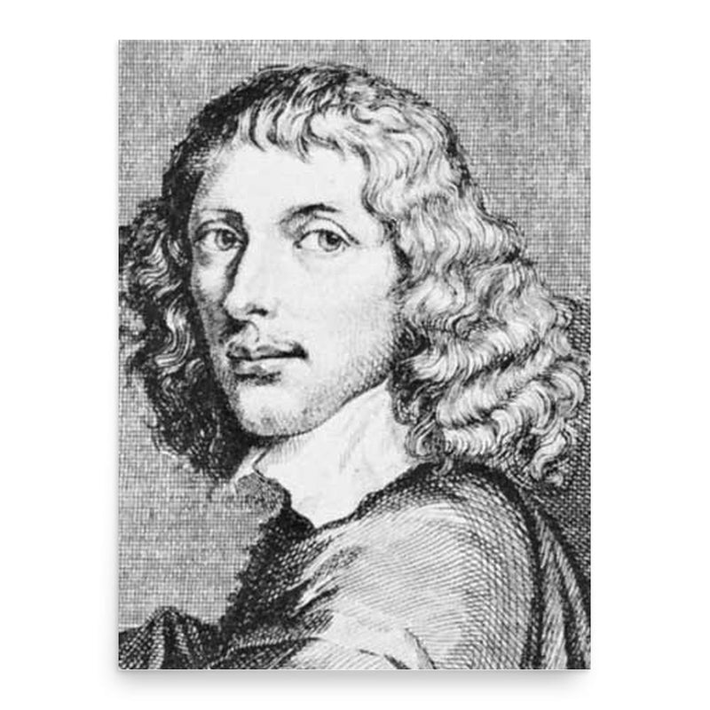 Edward Benlowes poster print, in size 18x24 inches.