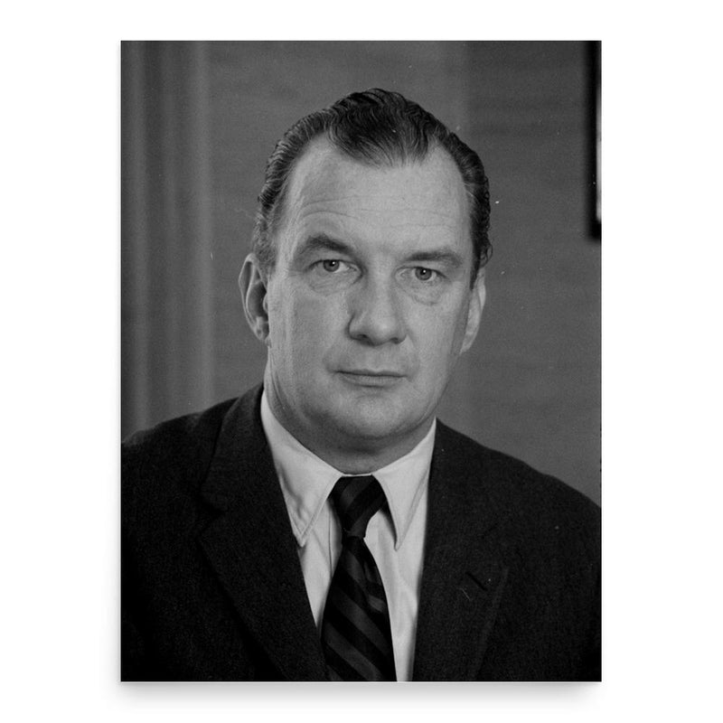 Edward Bennett Williams poster print, in size 18x24 inches.