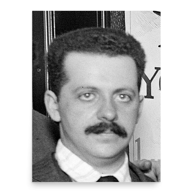 Edward Bernays poster print, in size 18x24 inches.