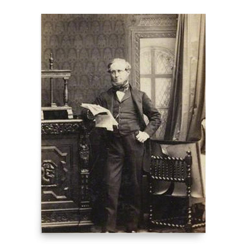 Edward Betts poster print, in size 18x24 inches.