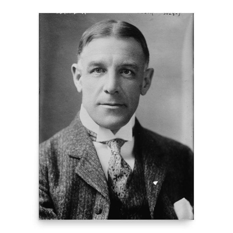 Edward Bok poster print, in size 18x24 inches.