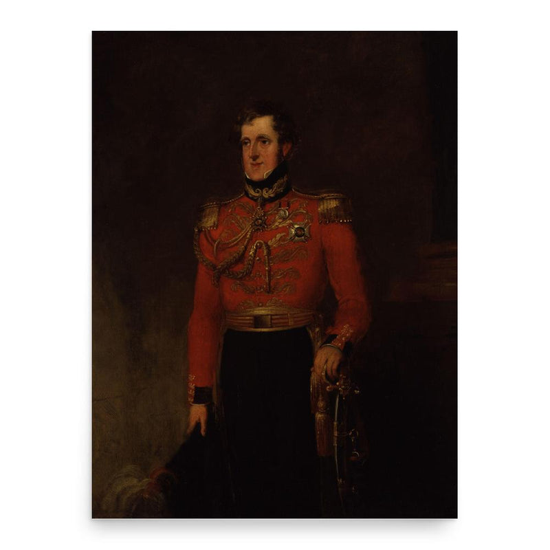 Edward Bowater poster print, in size 18x24 inches.
