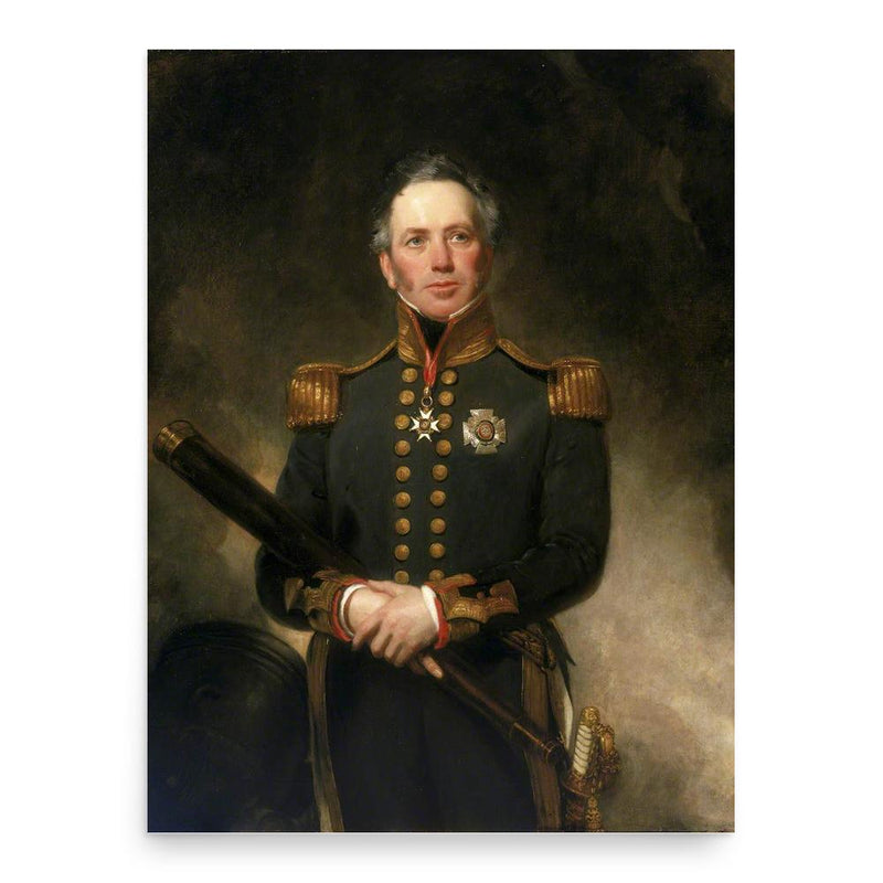 Edward Brace poster print, in size 18x24 inches.