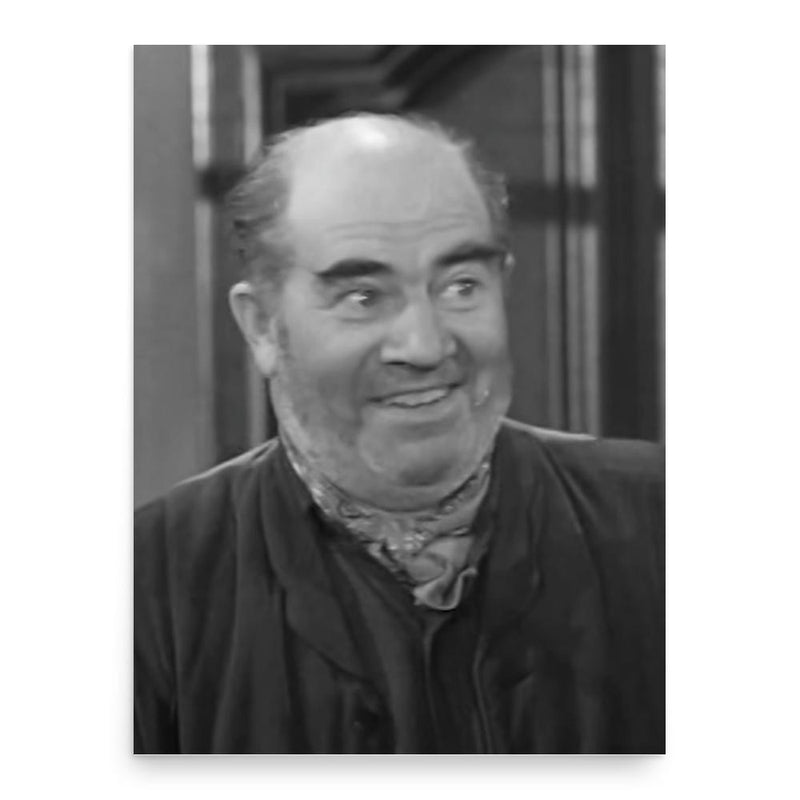 Edward Brophy poster print, in size 18x24 inches.