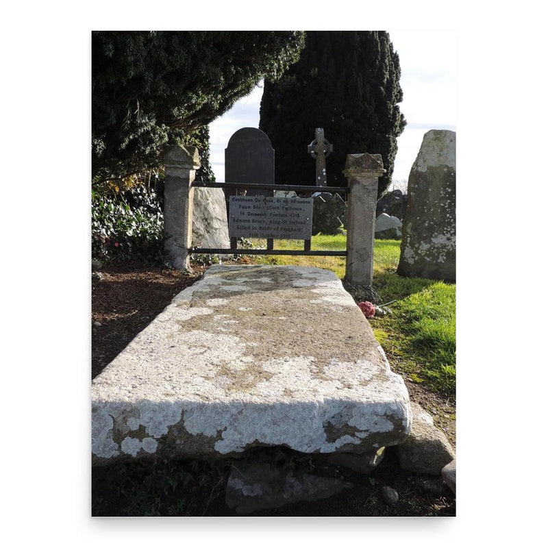 Edward Bruce poster print, in size 18x24 inches.