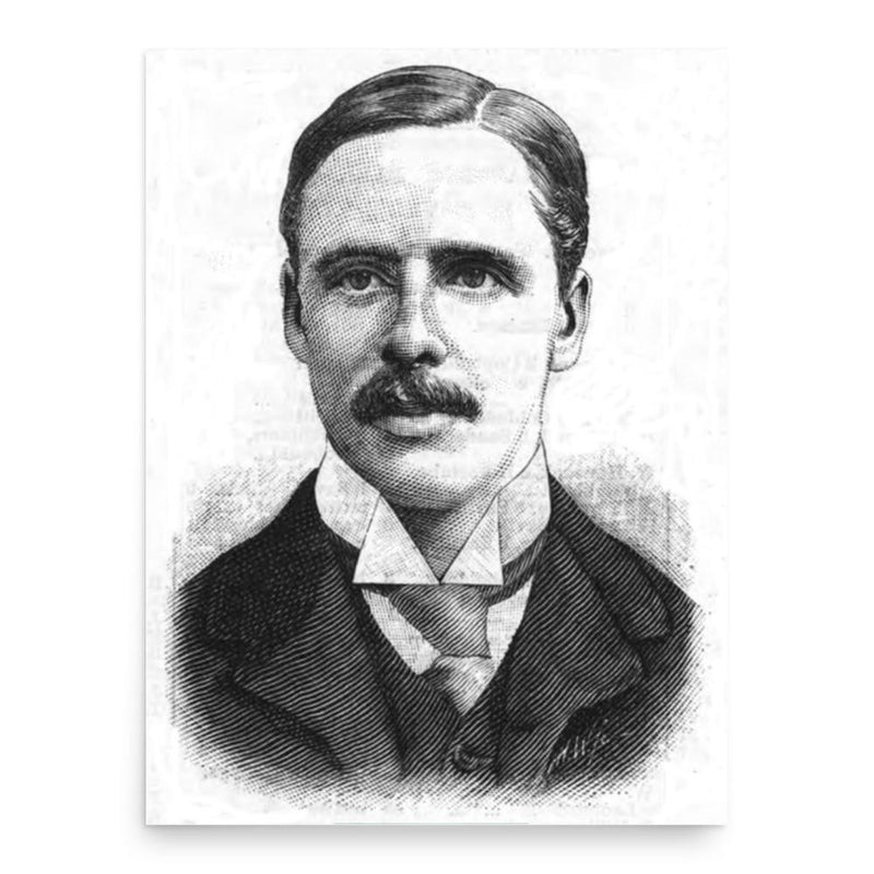 Edward Buckland poster print, in size 18x24 inches.