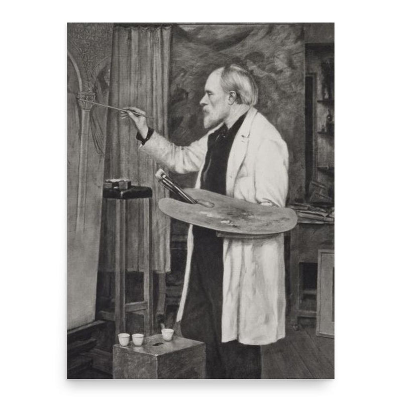 Edward Burne-Jones poster print, in size 18x24 inches.