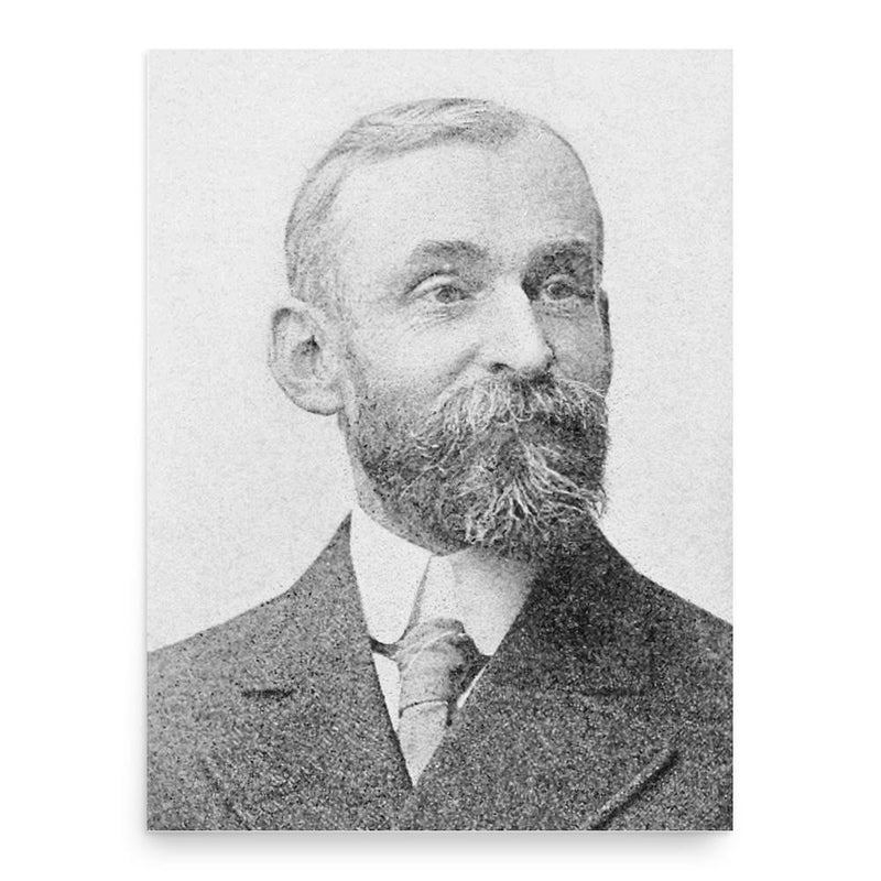 Edward Burr Van Vleck poster print, in size 18x24 inches.