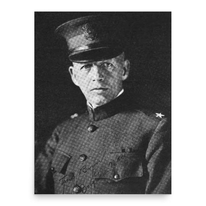 Edward Burr poster print, in size 18x24 inches.