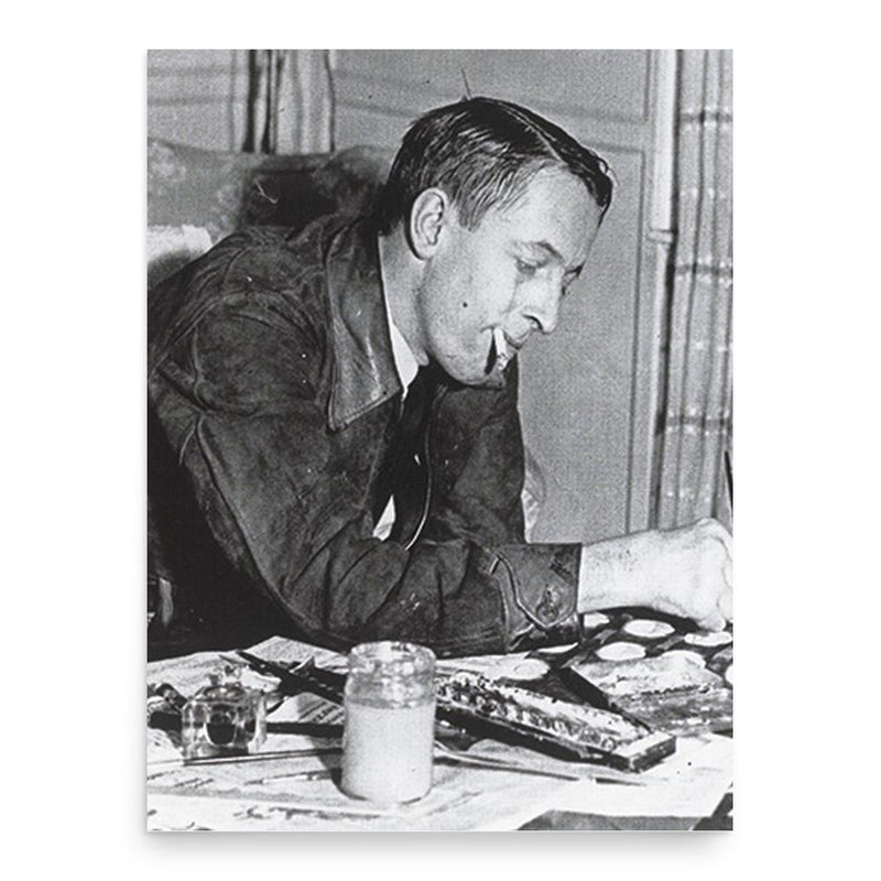 Edward Burra poster print, in size 18x24 inches.