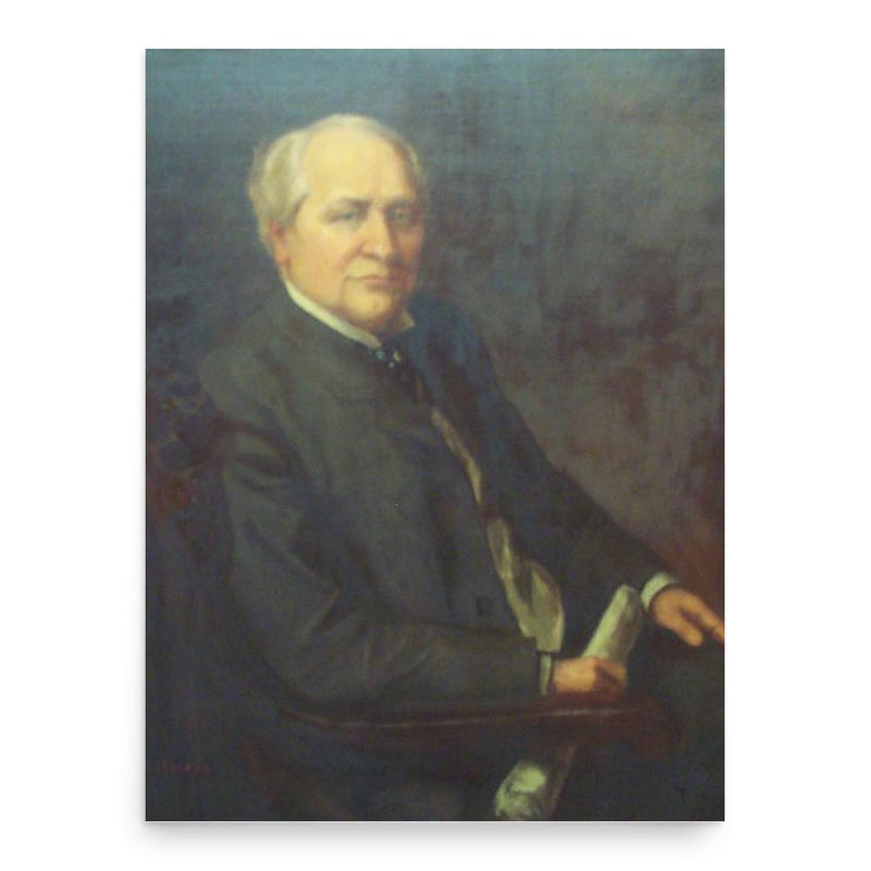 Edward Bushrod Stahlman poster print, in size 18x24 inches.