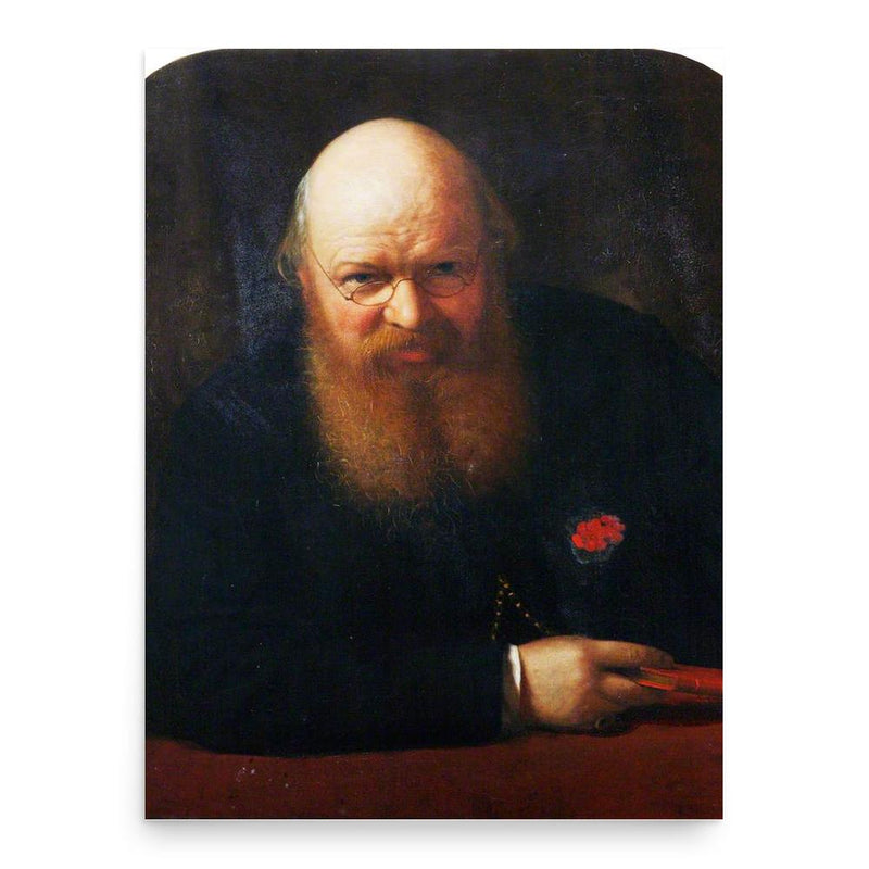 Edward Capern poster print, in size 18x24 inches.