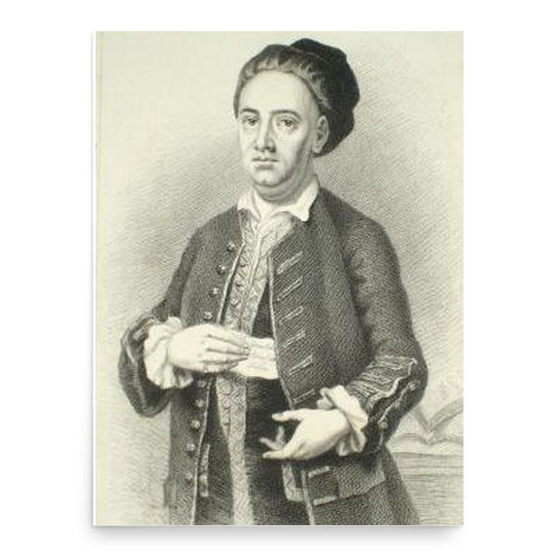 Edward Cave poster print, in size 18x24 inches.