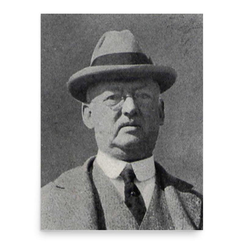 Edward Channing poster print, in size 18x24 inches.