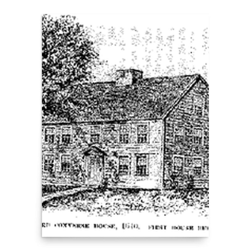 Edward Convers poster print, in size 18x24 inches.