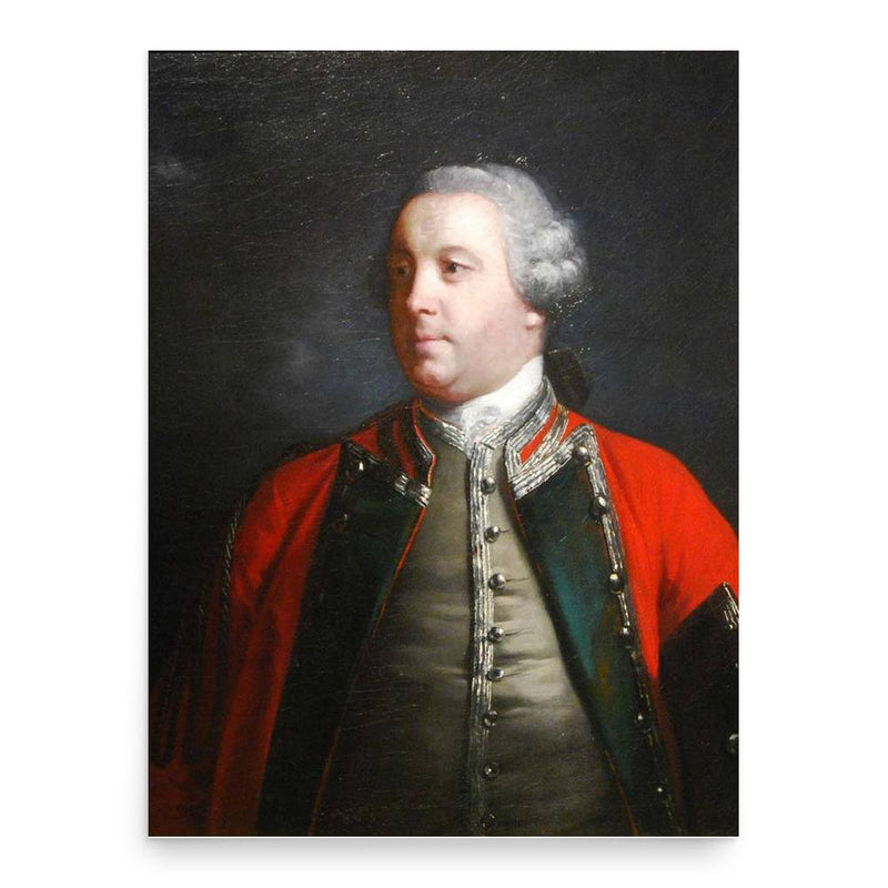 Edward Cornwallis poster print, in size 18x24 inches.