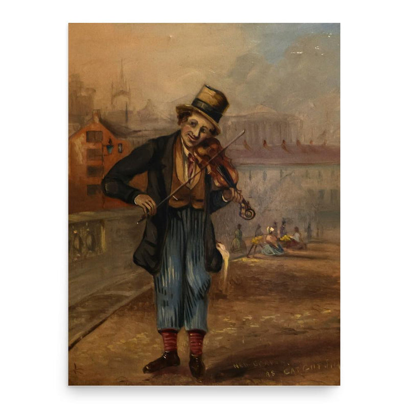 Edward Corvan poster print, in size 18x24 inches.