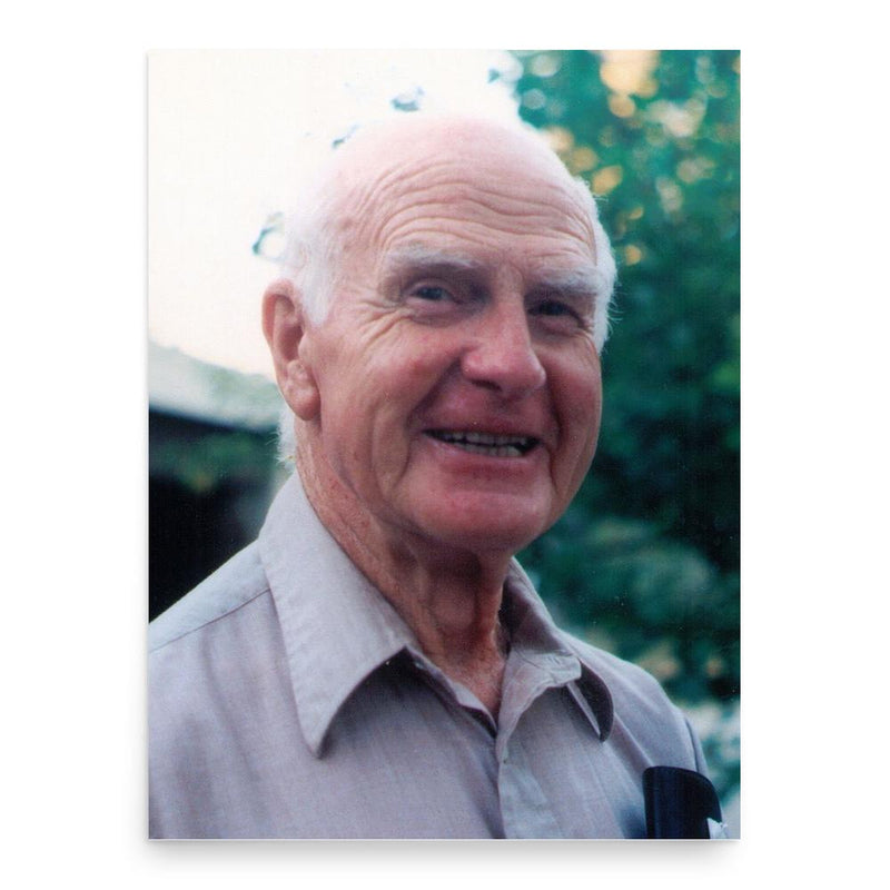 Edward Creutz poster print, in size 18x24 inches.