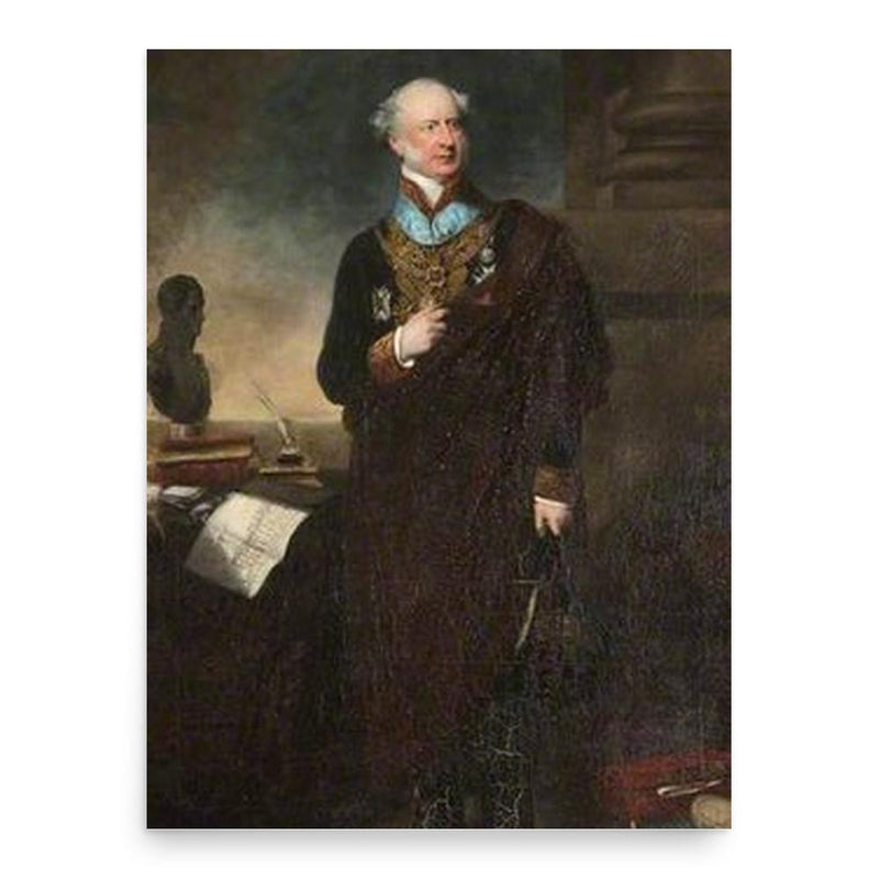 Edward Cust poster print, in size 18x24 inches.