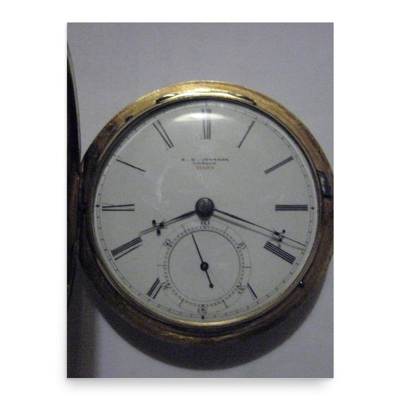 Edward Daniel Johnson poster print, in size 18x24 inches.