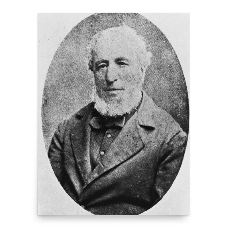 Edward Davy poster print, in size 18x24 inches.