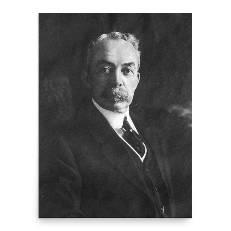 Edward Dean Adams poster print, in size 18x24 inches.