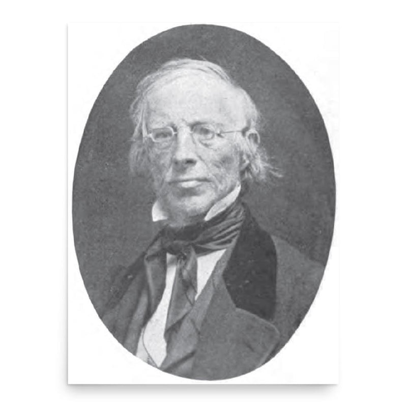 Edward Deering Mansfield poster print, in size 18x24 inches.