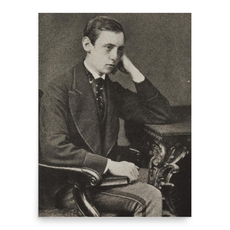 Edward Dickens poster print, in size 18x24 inches.