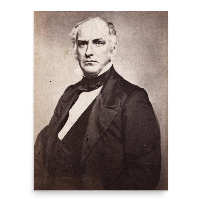 Edward Dickinson Baker poster print, in size 18x24 inches.