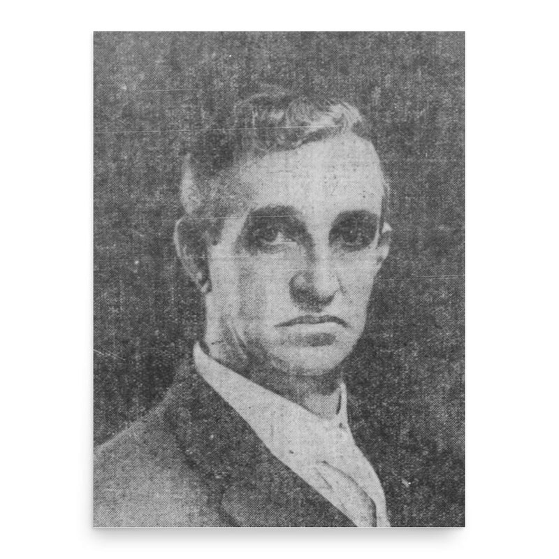 Edward Dodsley Barrow poster print, in size 18x24 inches.