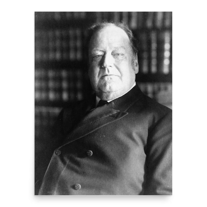 Edward Douglass White poster print, in size 18x24 inches.