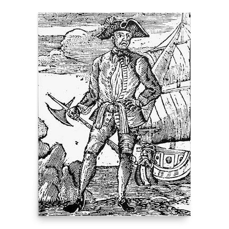 Edward England poster print, in size 18x24 inches.