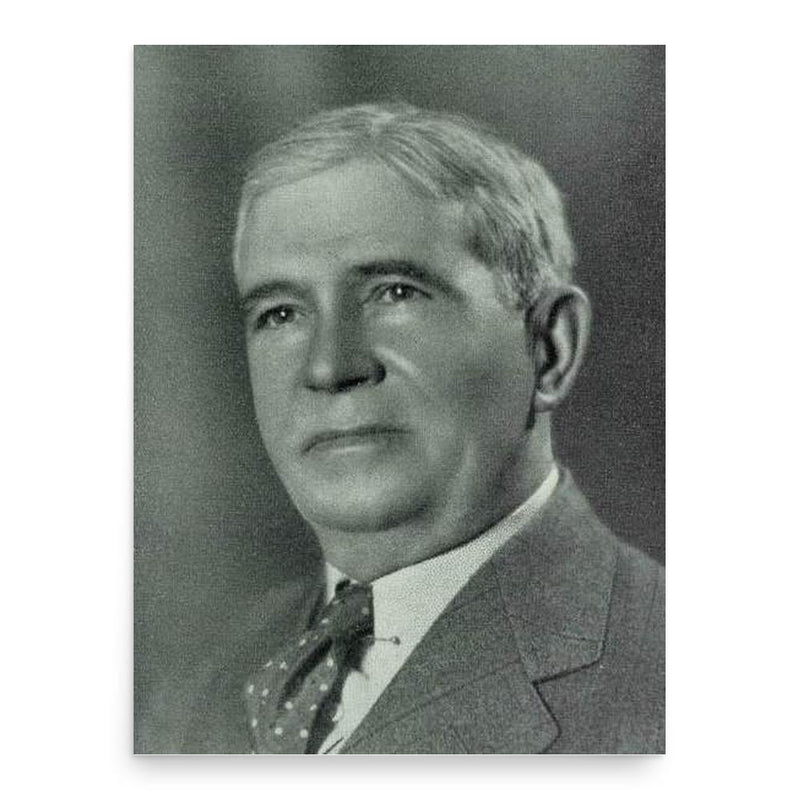 Edward Everett Cox poster print, in size 18x24 inches.