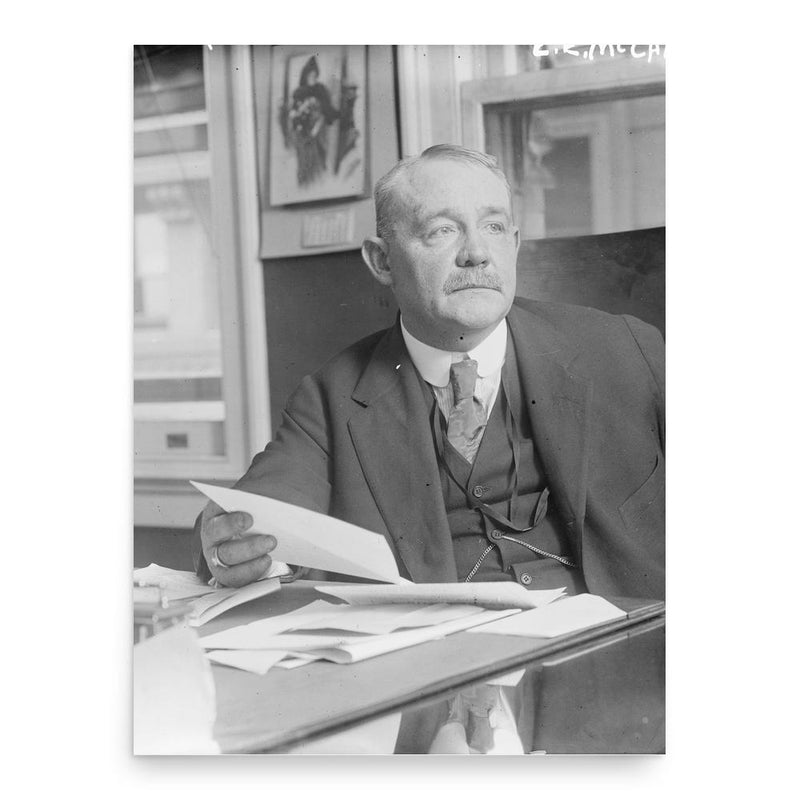 Edward Everett McCall poster print, in size 18x24 inches.