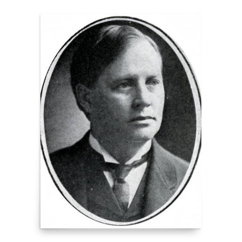 Edward Everett Smith poster print, in size 18x24 inches.