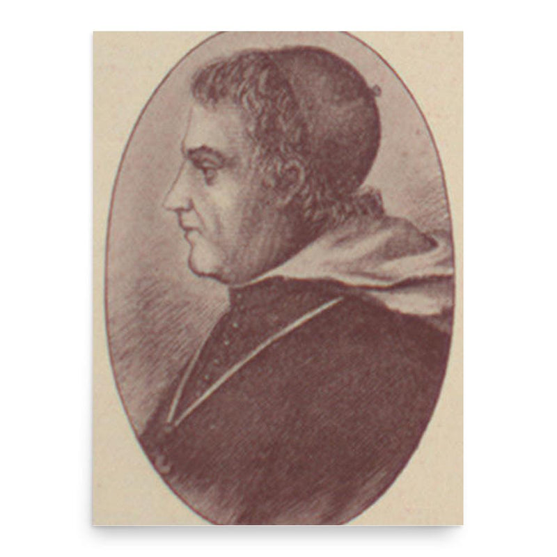 Edward Fenwick poster print, in size 18x24 inches.